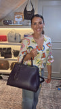 Fendi Purple Leather 2way Tote - G0507
