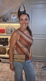 Gucci Vintage Brown GG Canvas Long Wallet - G0718