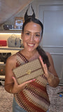 Gucci Vintage Brown GG Canvas Long Wallet - G0718