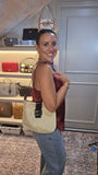 Fendi Zucca Beige Canvas Mamma Baguette Shoulder Bag - G0714 (Copy)