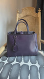 Fendi Purple Leather 2way Tote - G0507