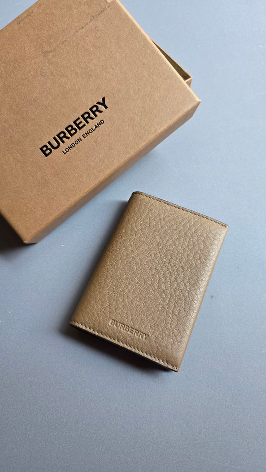 Burberry Brown Leather Card Case - G0717