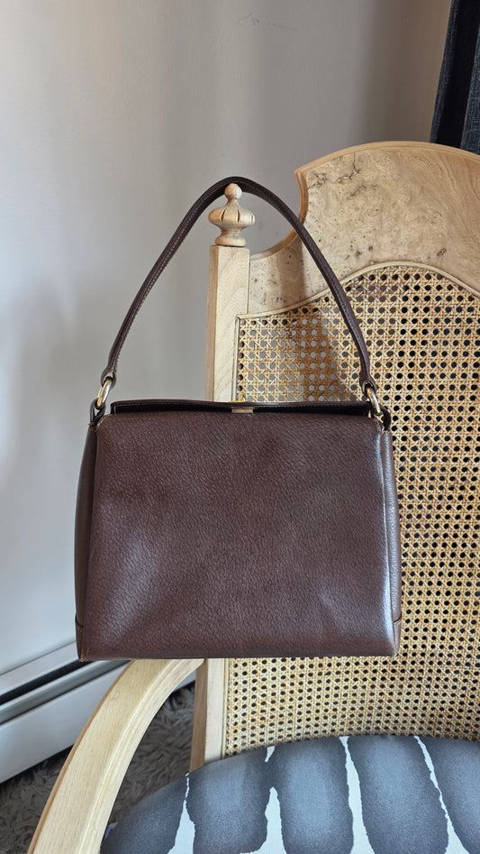 Gucci Brown Leather Handbag - G0506