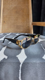 Versace Black and Gold Tone Sunglasses - 3695