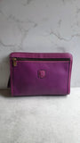 Celine Pink/Purple Leather Clutch - G0547