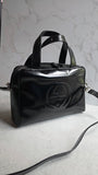 Gucci Black Patent Leather 2way Handbag - G0614