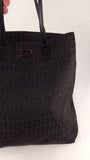 Fendi Zucchino Brown/Black Canvas Tote - G0663