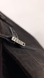 Fendi Zucchino Brown/Black Canvas Tote - G0663
