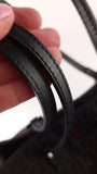 Fendi Zucchino Brown/Black Canvas Tote - G0663