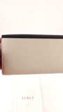 Furla Black/Cream/Grey Leather Long Wallet - G0700