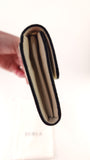 Furla Black/Cream/Grey Leather Long Wallet - G0700