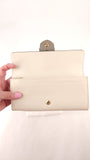 Furla Black/Cream/Grey Leather Long Wallet - G0700