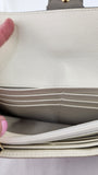 Furla Black/Cream/Grey Leather Long Wallet - G0700