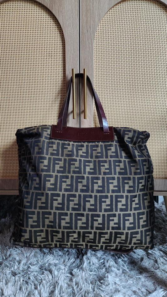 Fendi Zucca Canvas Tote Bag - G0716