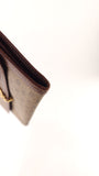 Gucci Vintage Brown GG Canvas Long Wallet - G0718