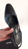 Chanel Denim Slingback Heels - G0741