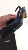 Chanel Denim Slingback Heels - G0741