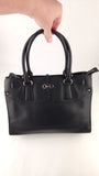 Salvatore Ferragamo Black Leather Hand Bag - G0591