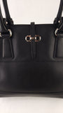 Salvatore Ferragamo Black Leather Hand Bag - G0591