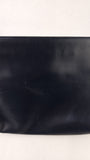 Salvatore Ferragamo Navy Leather Clutch/Shoulder Bag - G0658