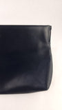 Salvatore Ferragamo Navy Leather Clutch/Shoulder Bag - G0658