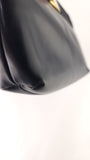 Salvatore Ferragamo Navy Leather Clutch/Shoulder Bag - G0658