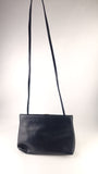 Salvatore Ferragamo Navy Leather Clutch/Shoulder Bag - G0658