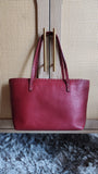 Fendi Selleria Red Leather Tote - G0715