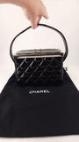 Chanel Black Patent Leather Vanity Box - G0727