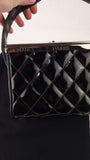 Chanel Black Patent Leather Vanity Box - G0727