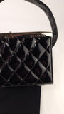 Chanel Black Patent Leather Vanity Box - G0727