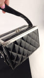 Chanel Black Patent Leather Vanity Box - G0727