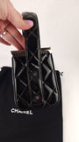 Chanel Black Patent Leather Vanity Box - G0727