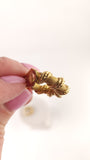 Christian Dior Gold Tone Braided Hoop Clip-on Earrings - G0482