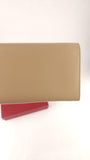 Salvatore Ferragamo Beige Leather Long Wallet - G0745