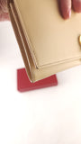 Salvatore Ferragamo Beige Leather Long Wallet - G0745