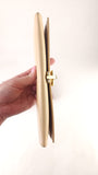 Salvatore Ferragamo Beige Leather Long Wallet - G0745