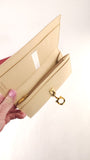 Salvatore Ferragamo Beige Leather Long Wallet - G0745