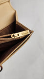 Salvatore Ferragamo Beige Leather Long Wallet - G0745