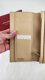 Salvatore Ferragamo Beige Leather Long Wallet - G0745