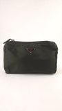 Prada Green Nylon Pouch - G0806