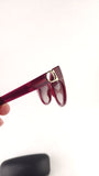 Salvatore Ferragamo Plum/Purple Plastic Sunglasses - G0771