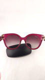 Salvatore Ferragamo Plum/Purple Plastic Sunglasses - G0771