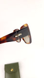Longchamp Brown Tortoise Pattern Oversized Sunglasses - G0774