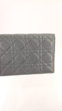 Dior Grey Satin Canage Wallet on Chain - G0742