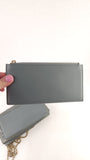 Dior Grey Satin Canage Wallet on Chain - G0742
