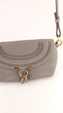 Chloe Marcie Grey Leather Shoulder Bag - G0743
