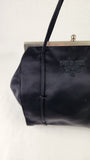 Prada Black Satin Hand Bag - 3737