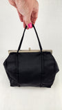 Prada Black Satin Hand Bag - 3737