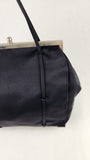 Prada Black Satin Hand Bag - 3737